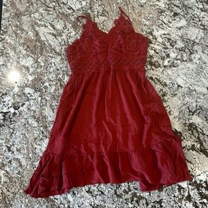 Red dress